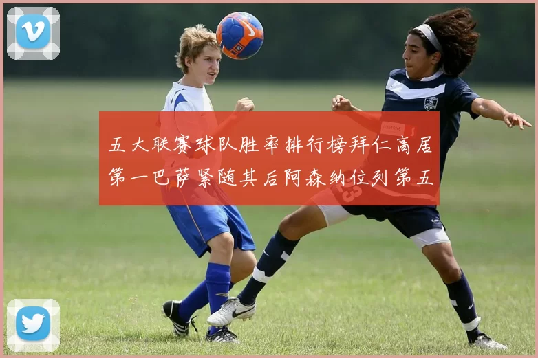 五大联赛球队胜率排行榜拜仁高居第一巴萨紧随其后阿森纳位列第五